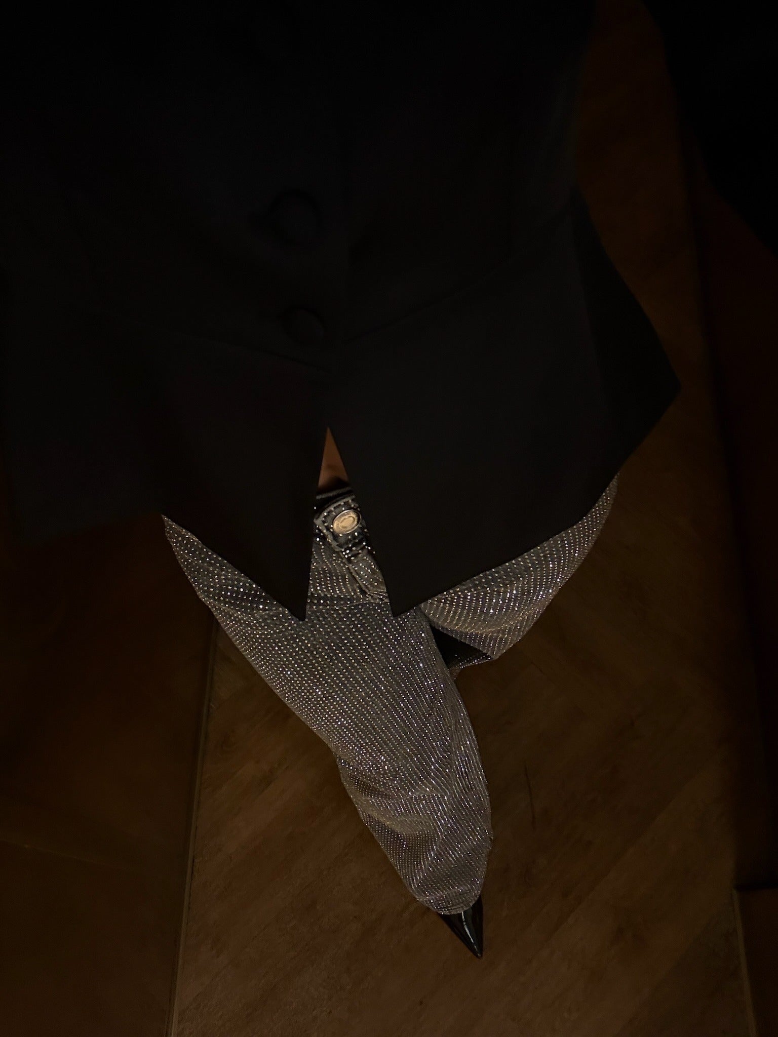 VMTESSA Rhinestones Jeans - Medium Grey Denim